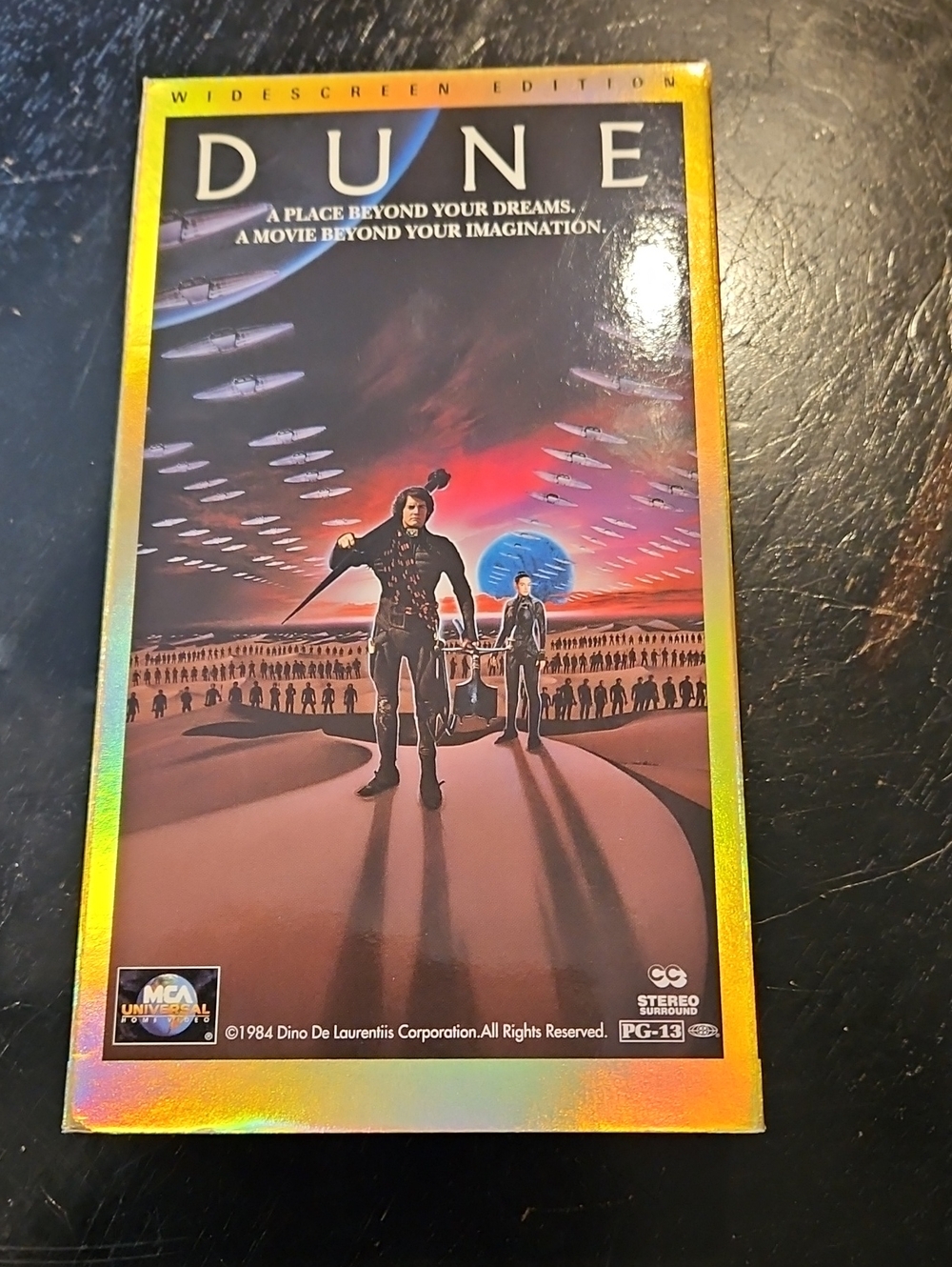 Vintage 1984 Movie Dune VHS Cassette - Used